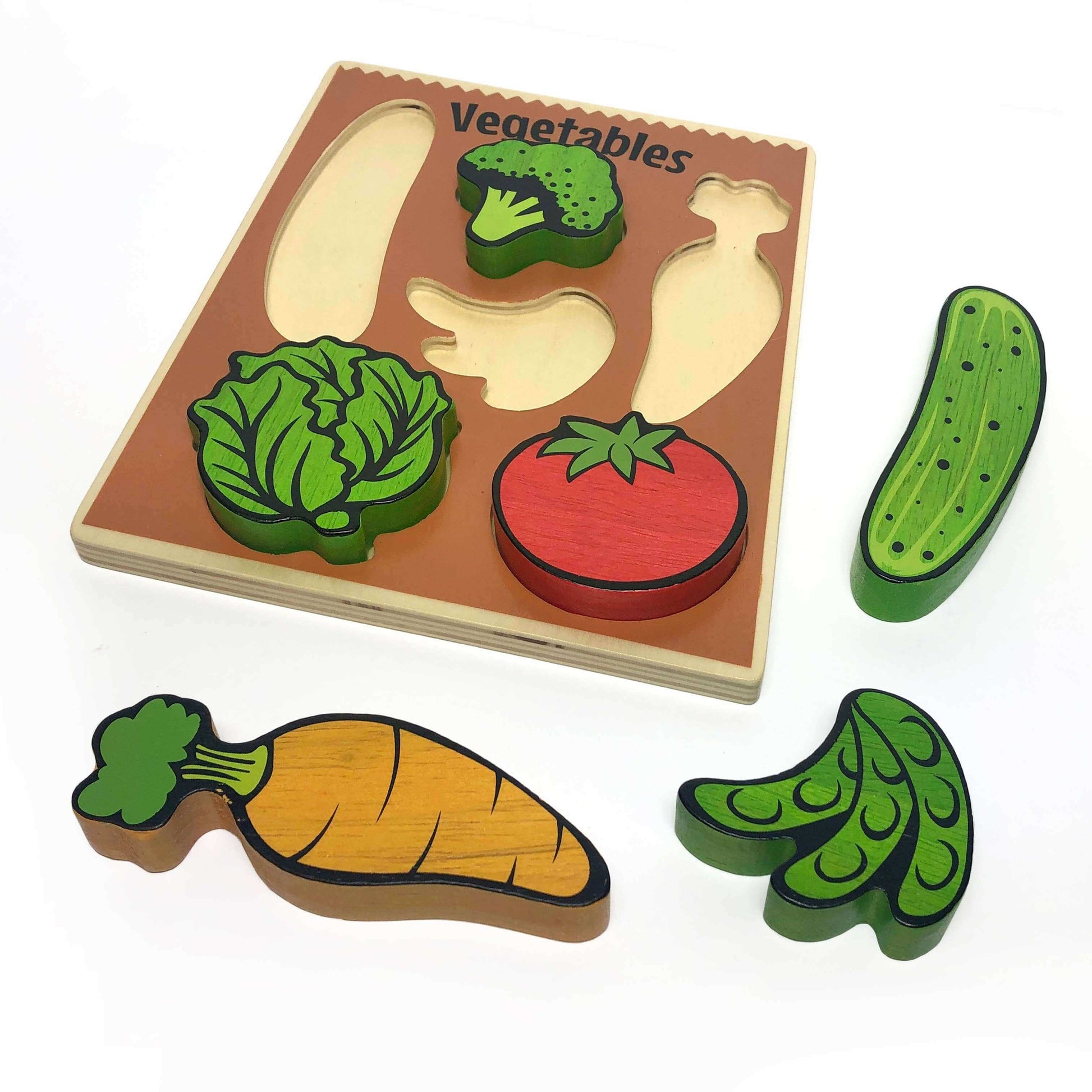 Food Puzzle 3 Pack, Begin Again, eco-friendly Toys, Mountain Kids Toys
