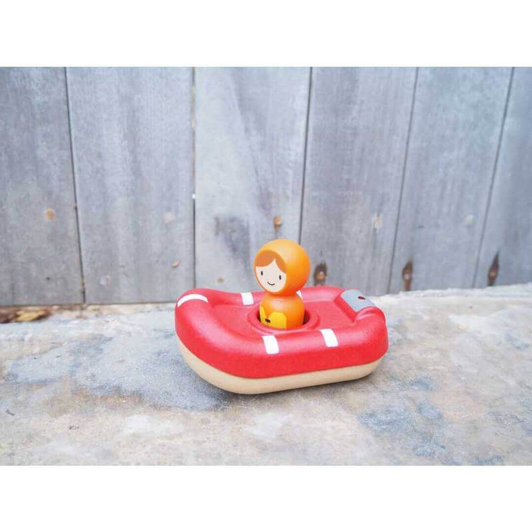 Coast Guard Boat, PlanToys USA, eco-friendly Toys, Mountain Kids Toys