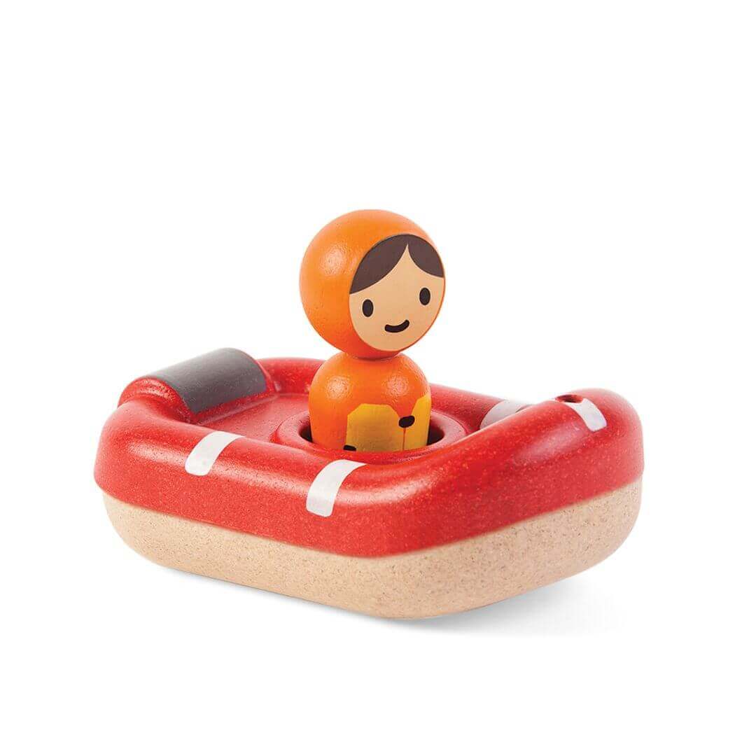 Coast Guard Boat, PlanToys USA, eco-friendly Toys, Mountain Kids Toys
