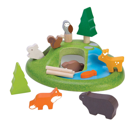Animal Set, PlanToys, eco-friendly Toys, Mountain Kids Toys