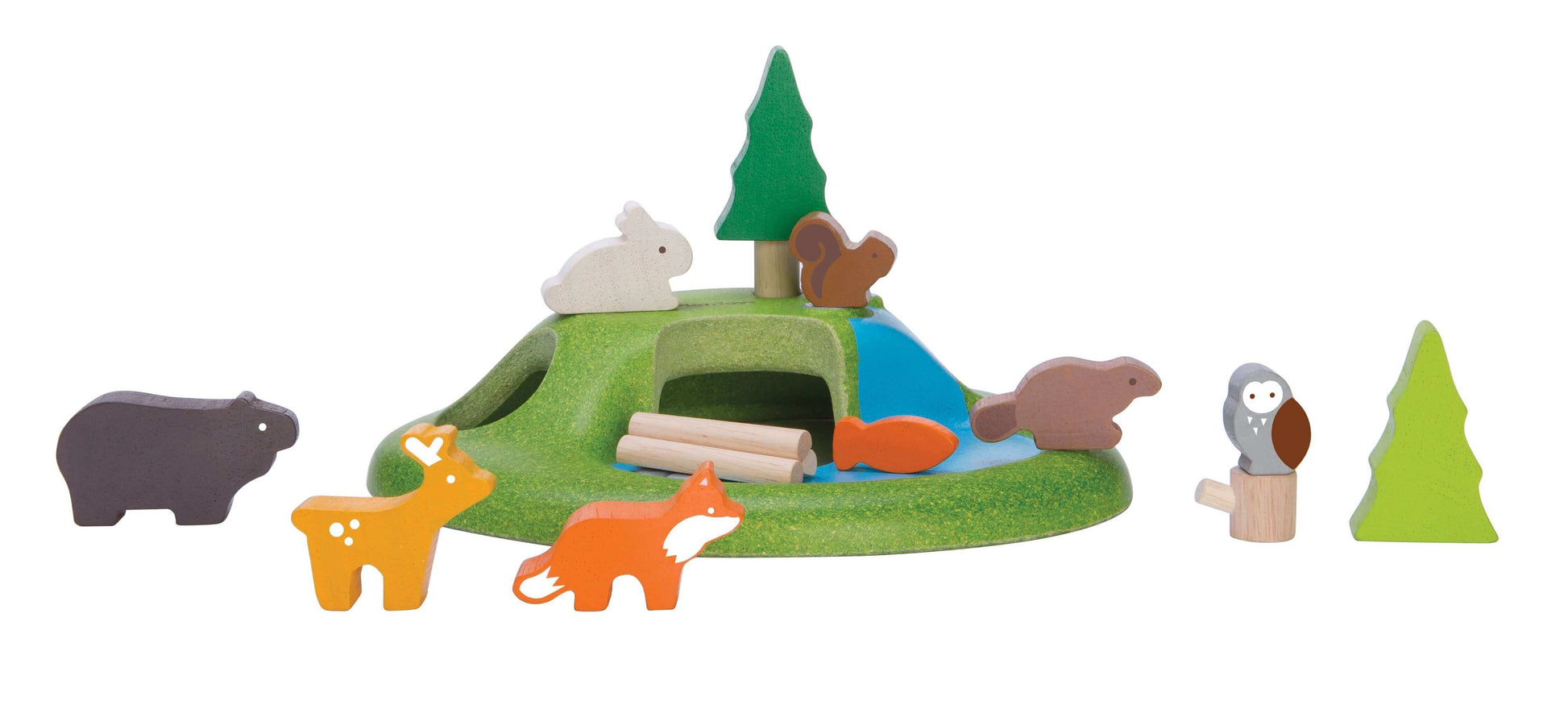 Animal Set, PlanToys, eco-friendly Toys, Mountain Kids Toys