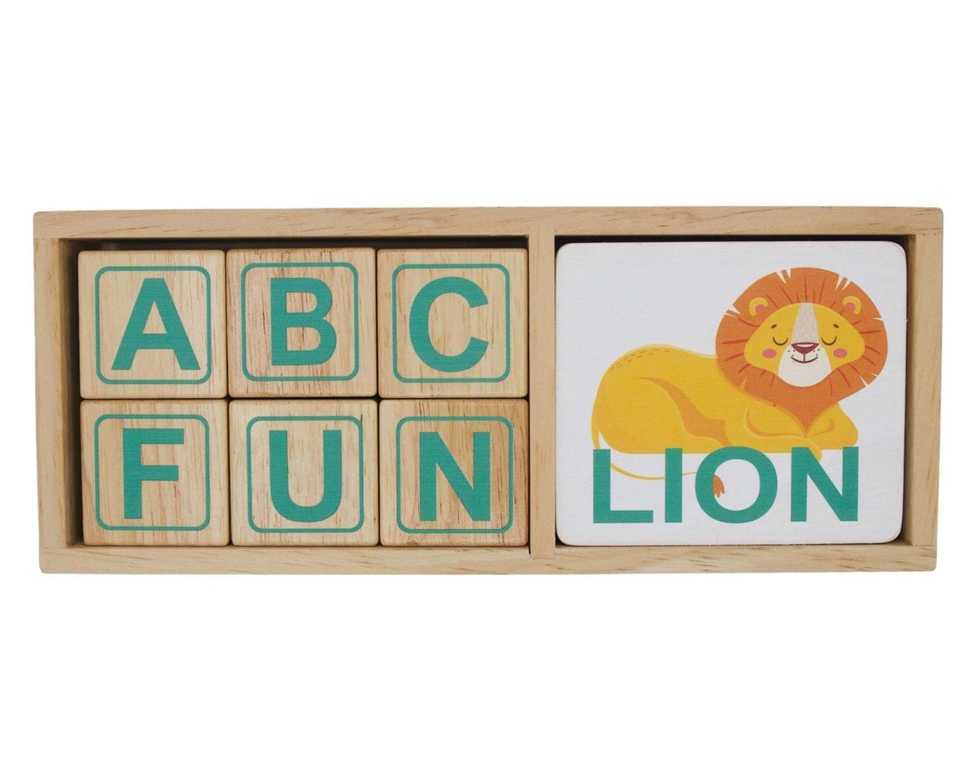 ABC Spelling Blocks, Begin Again, eco-friendly Toys, Mountain Kids Toys