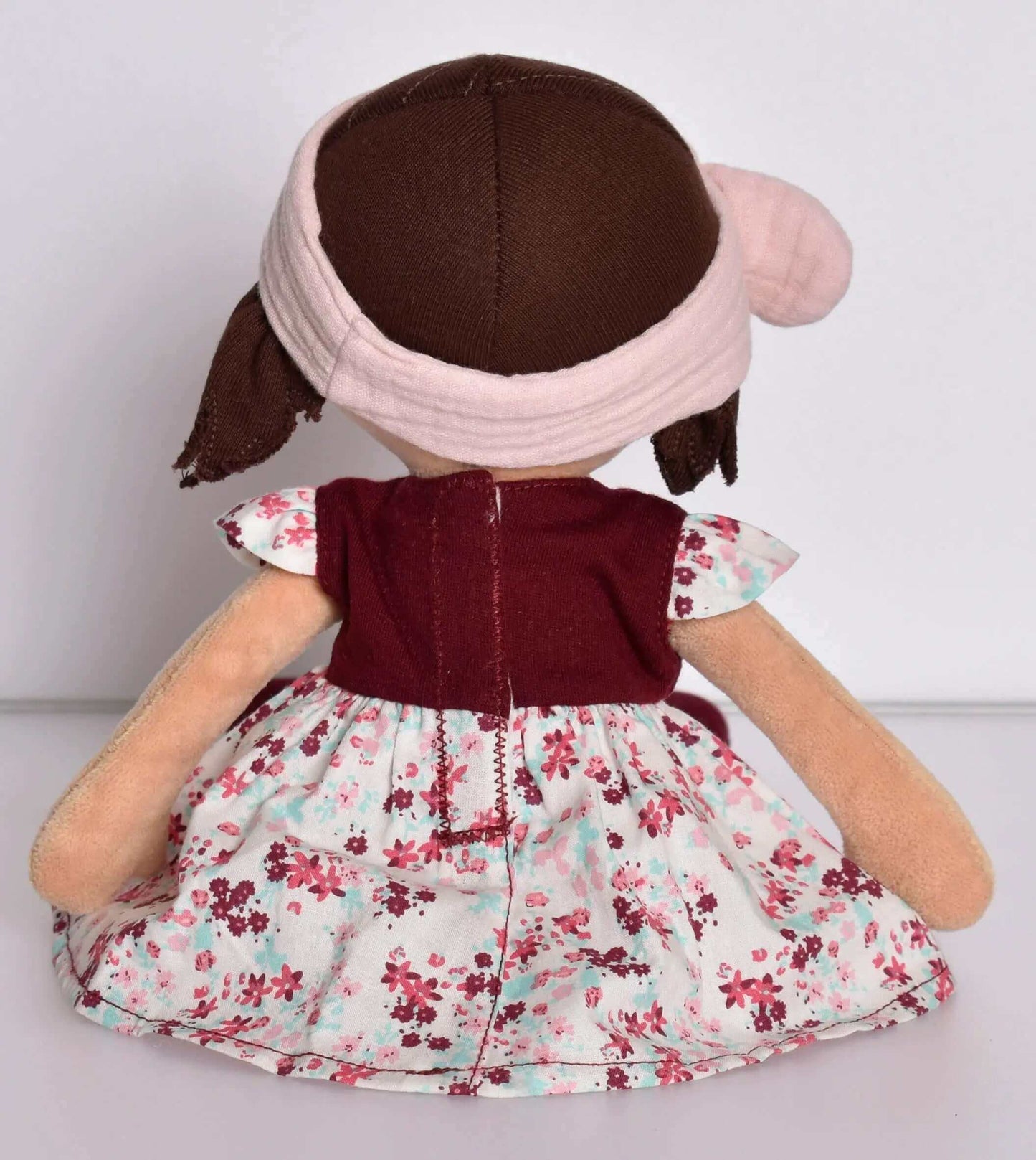 Selina - Pink Bow Doll, Tikiri Toys, eco-friendly Toys, Mountain Kids Toys