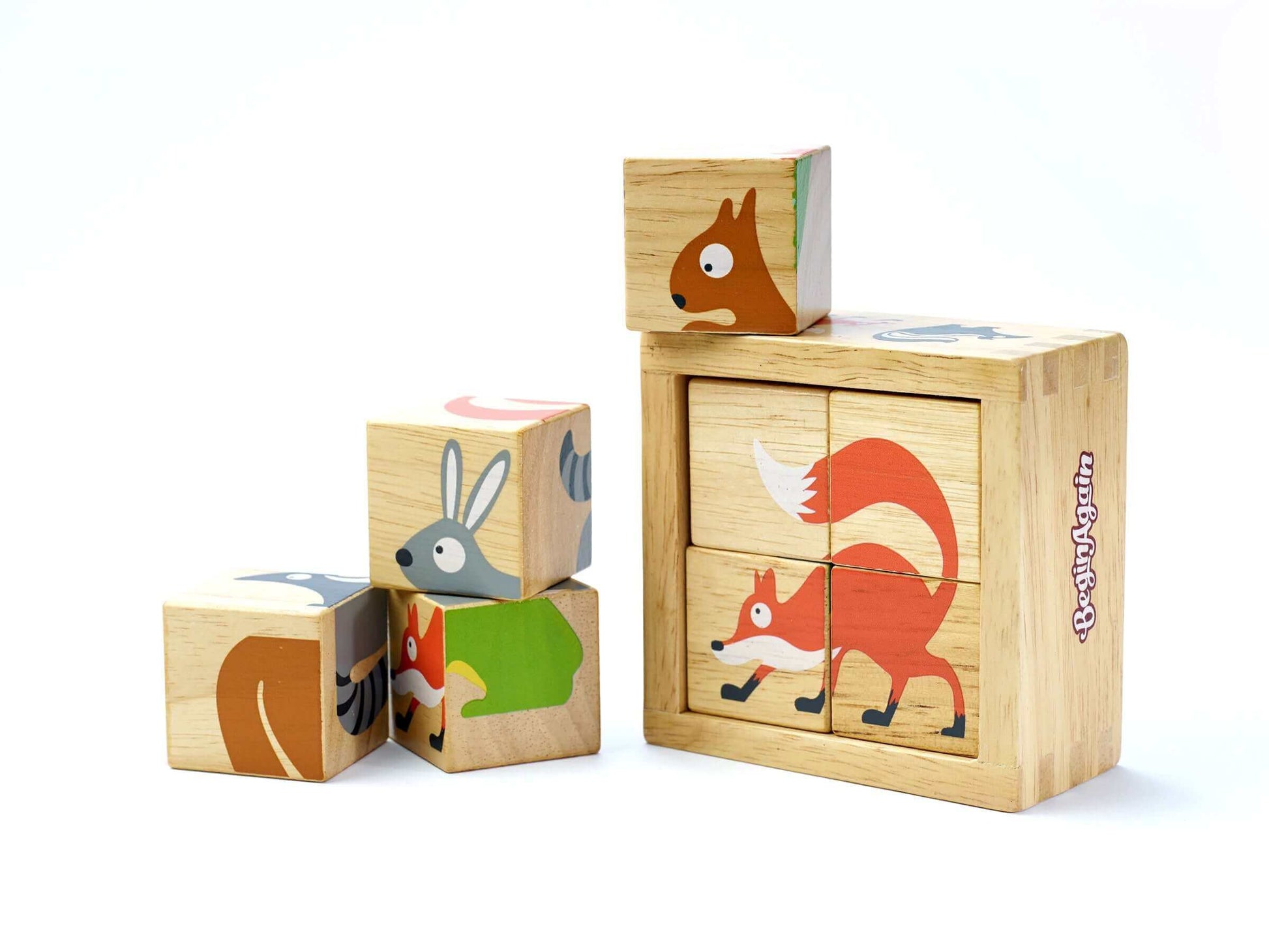 Backyard Animal Buddy Blocks, Begin Again, eco-friendly Toys, Mountain Kids Toys