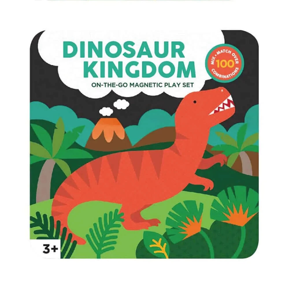 Dinosaur Kingdom Magnetic Play Set, Petit Collage, eco-friendly Toys, Mountain Kids Toys