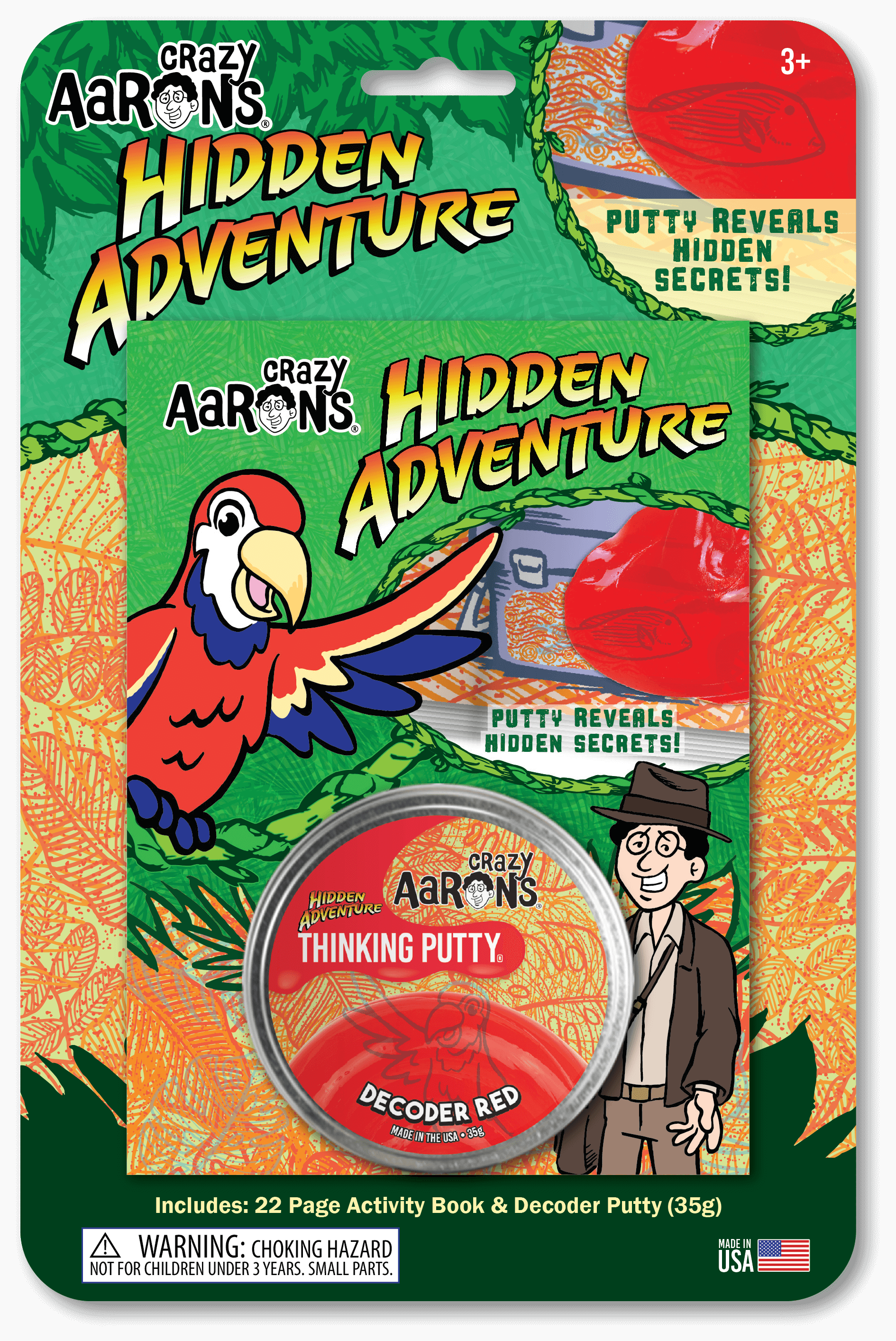 Hidden Adventure Decoder Putty Kit, Crazy Aarons Thinking Putty, eco-friendly Toys, Mountain Kids Toys