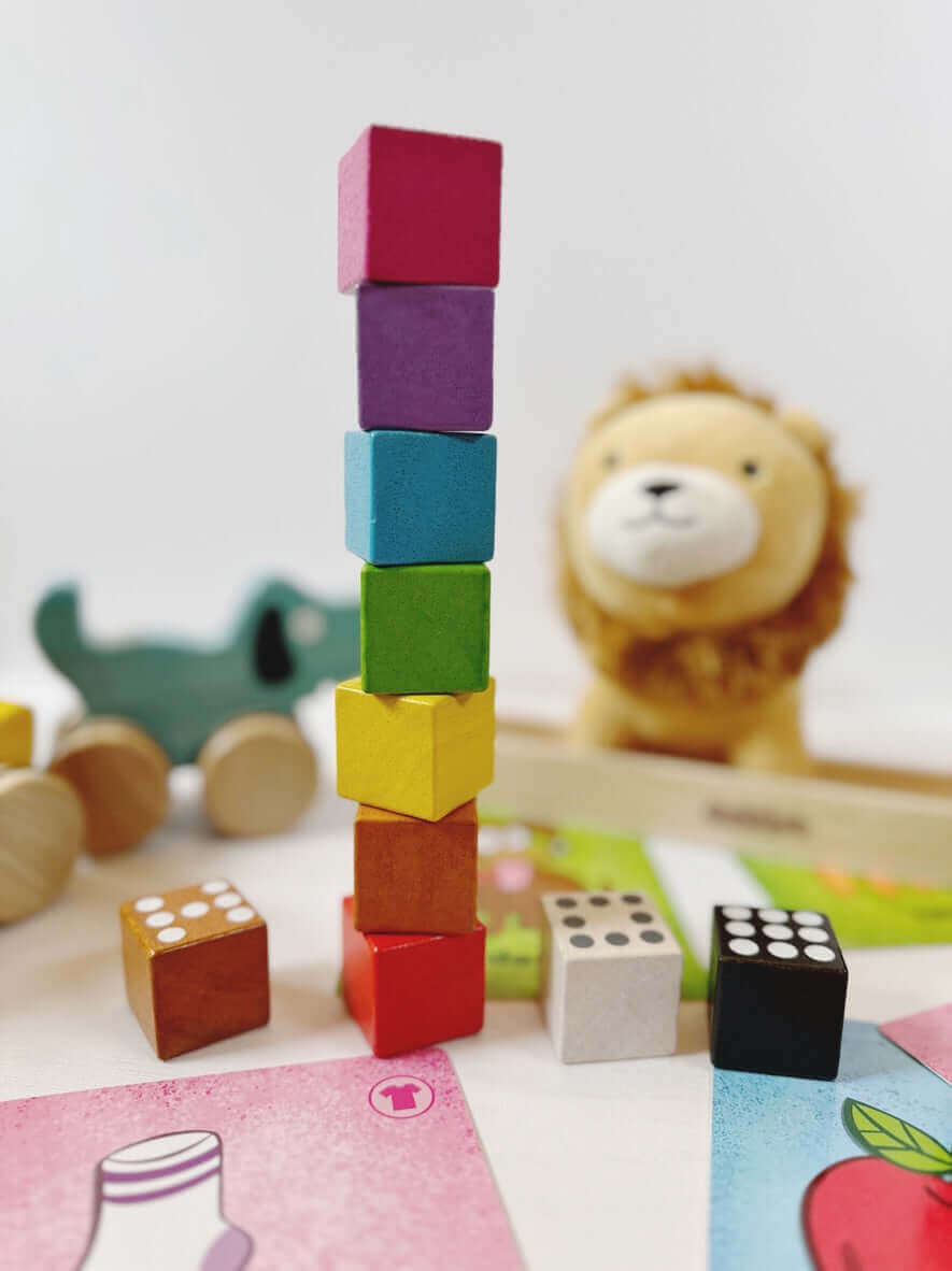 Penny Blocks, Begin Again, eco-friendly Toys, Mountain Kids Toys