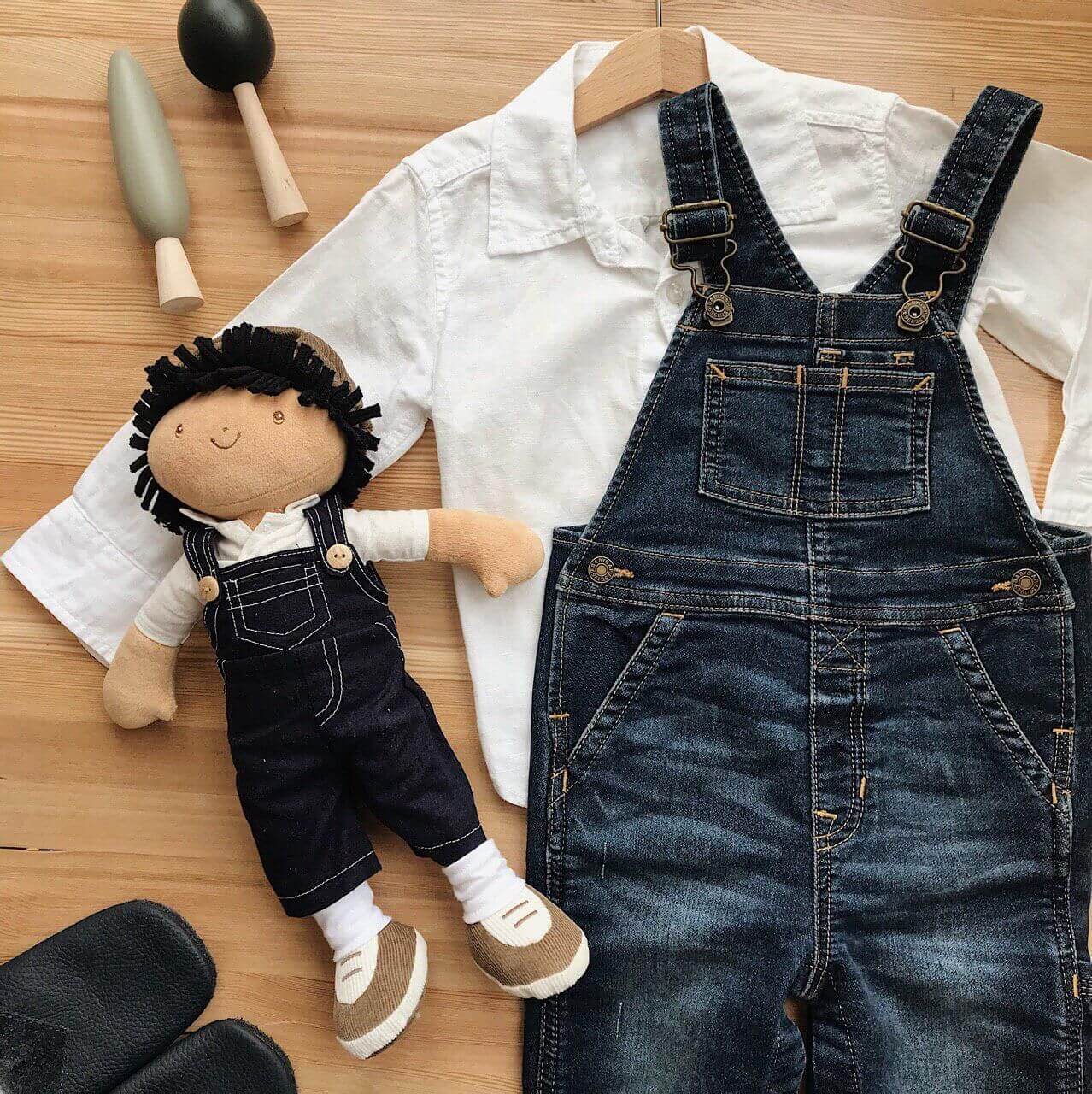 Joe - Boy in Blue Jeans, Tikiri Toys, eco-friendly Toys, Mountain Kids Toys