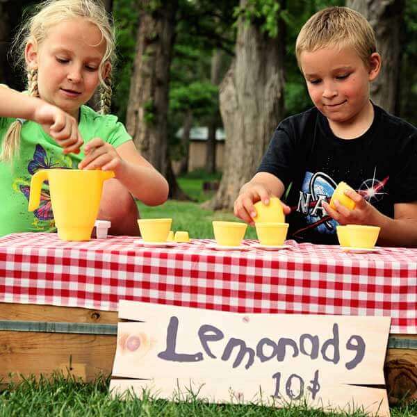 Lemonade Set - 4 Servings, Begin Again, eco-friendly Toys, Mountain Kids Toys