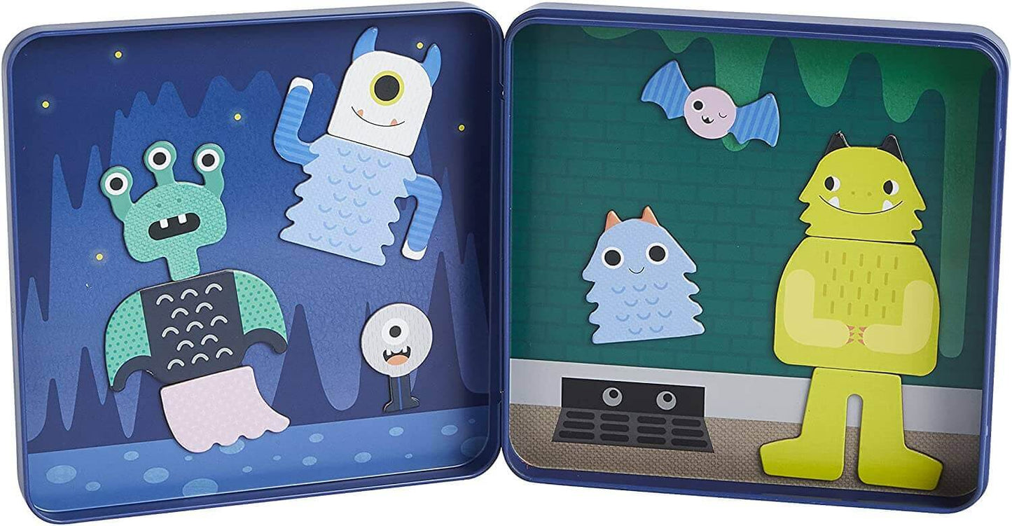 Mix + Match Monsters Magnetic Play Set, Petit Collage, eco-friendly Toys, Mountain Kids Toys