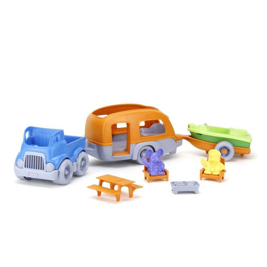 RV Camper Playset, Green Toys, eco-friendly Toys, Mountain Kids Toys