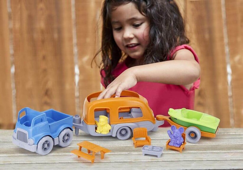 RV Camper Playset USA Made Recycled Plastic Toy | Green Toys