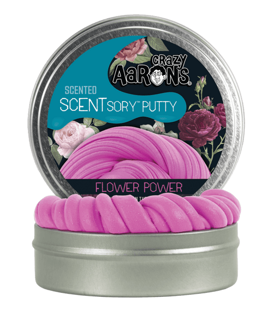 Flower Power SCENTsory Putty, Crazy Aarons Thinking Putty, eco-friendly Toys, Mountain Kids Toys