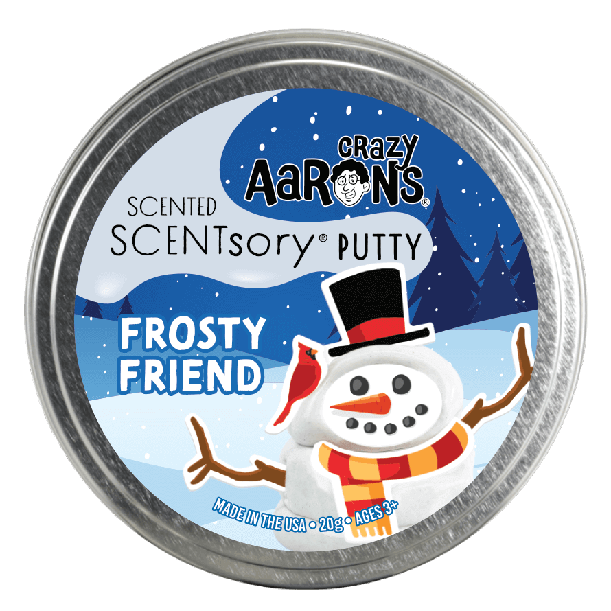 Create and Melt Frosty Friend, Crazy Aarons Thinking Putty, eco-friendly Toys, Mountain Kids Toys