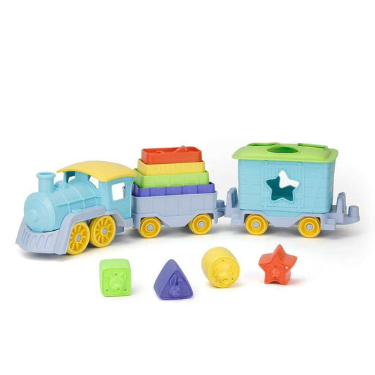 Stack and Sort Train, Green Toys, eco-friendly Toys, Mountain Kids Toys