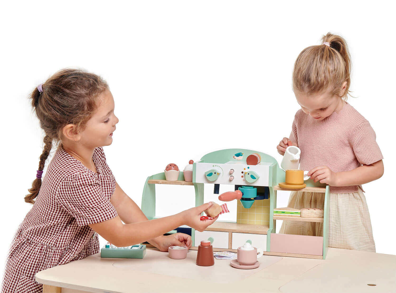Bird's Nest Cafe Playset, Tender Leaf Toys, eco-friendly Toys, Mountain Kids Toys