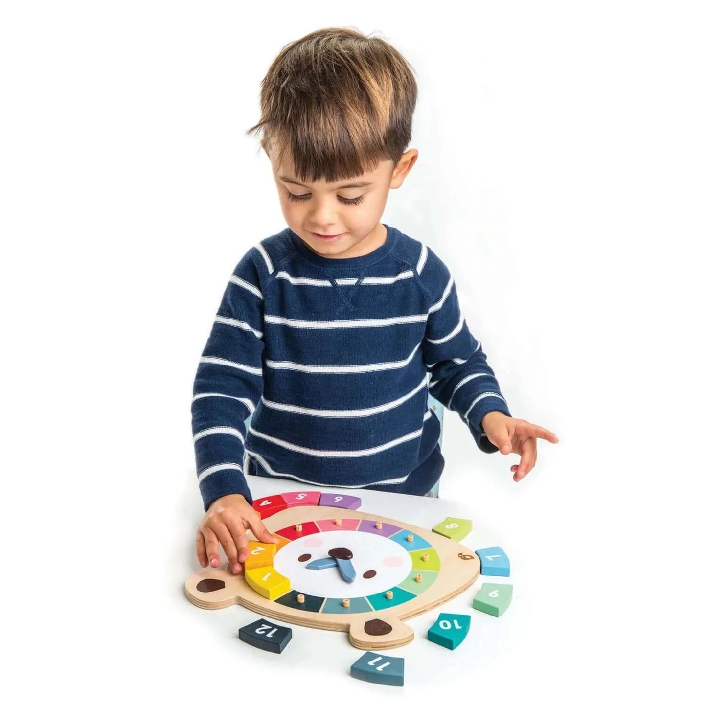 Bear Colors Clock, Tender Leaf Toys, eco-friendly Toys, Mountain Kids Toys