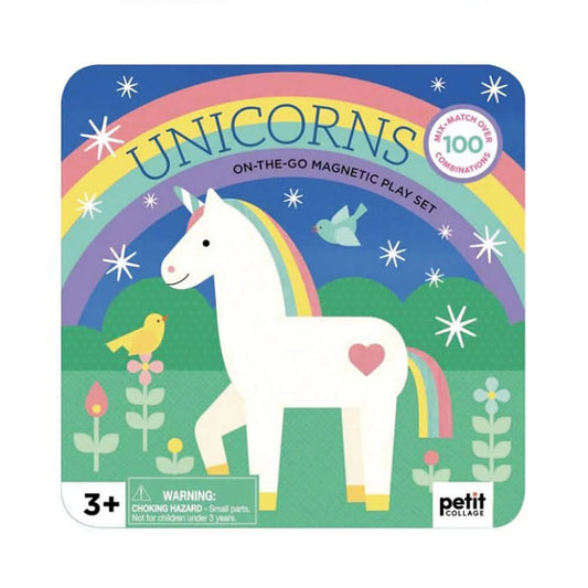 Unicorns Magnetic Play Set, Petit Collage, eco-friendly Toys, Mountain Kids Toys
