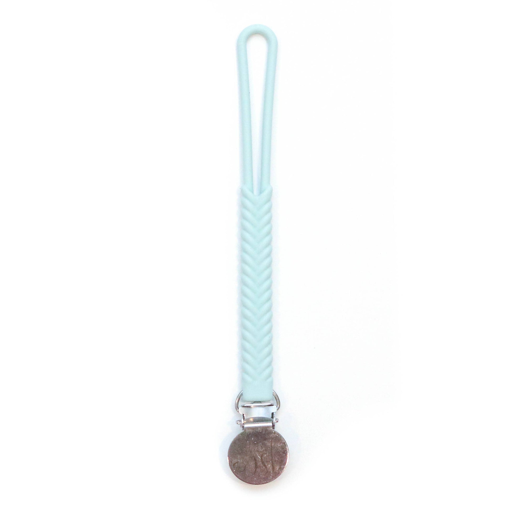 Pacifier Clip: Cole Macrame Look, Getting Sew Crafty, eco-friendly Toys, Mountain Kids Toys