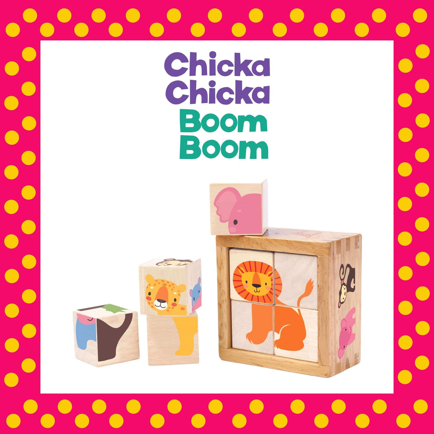 Chicka Chicka Boom Boom - Buddy Blocks, Begin Again, eco-friendly Toys, Mountain Kids Toys