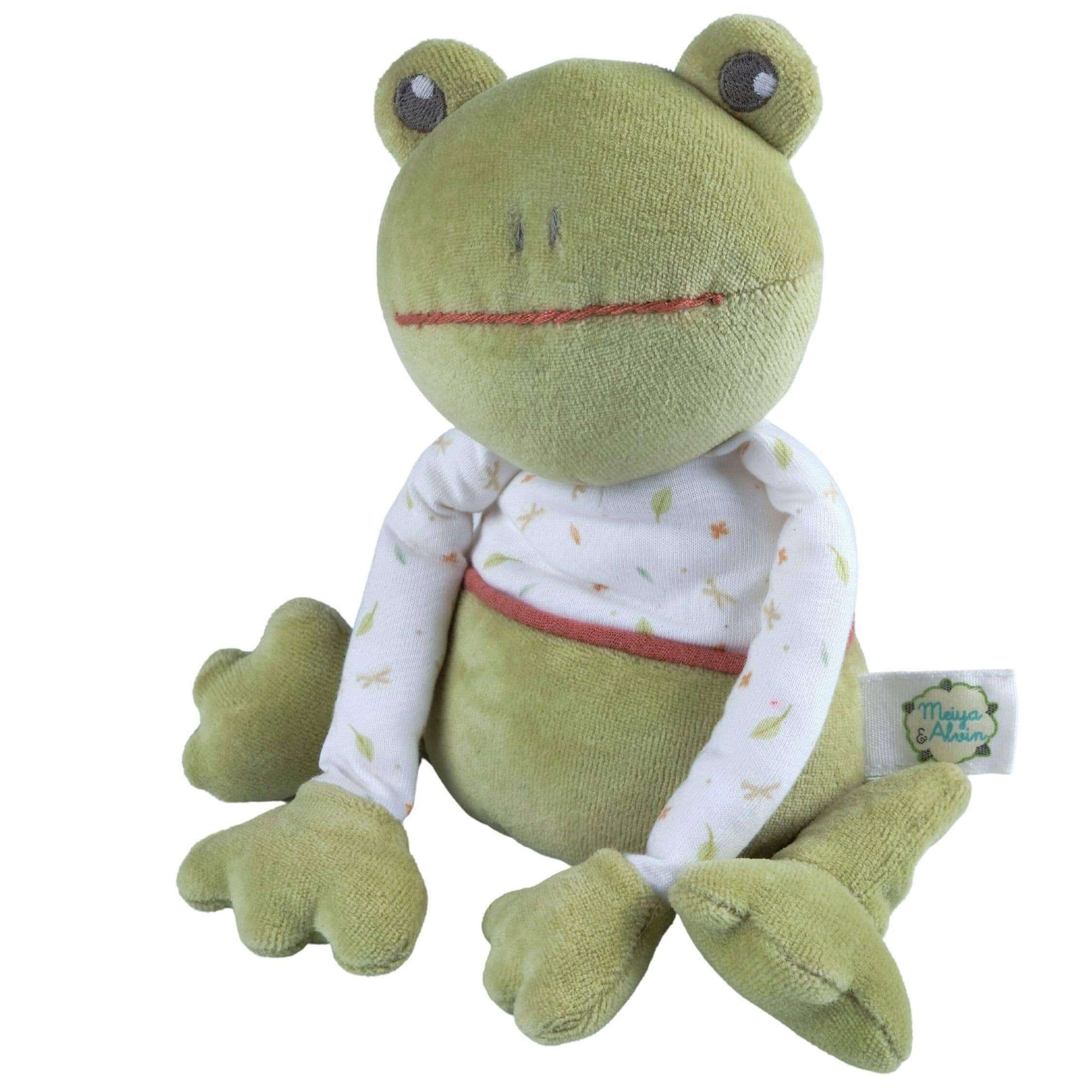 Gemba the Frog Soft Toy, Tikiri Toys, eco-friendly Toys, Mountain Kids Toys