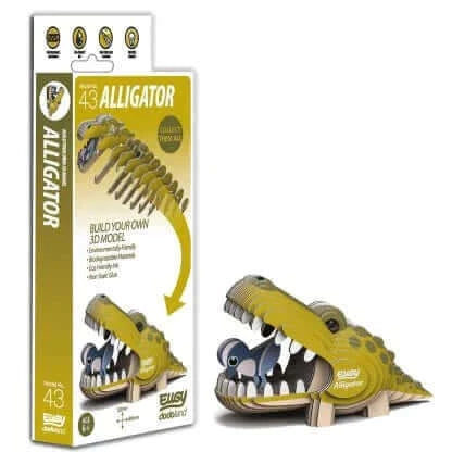 Alligator Eugy, Geotoys, eco-friendly Toys, Mountain Kids Toys