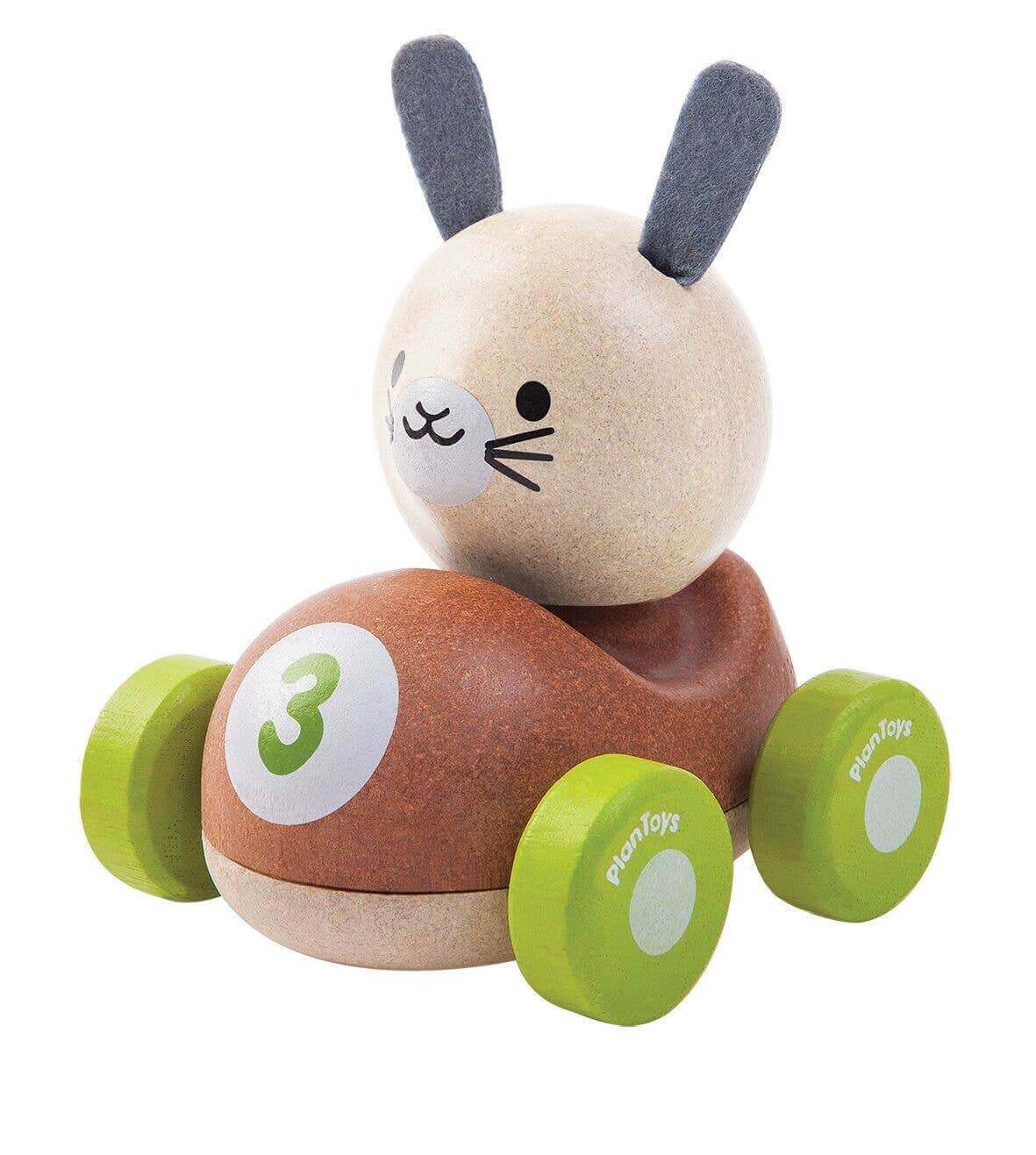 Bunny Racer by PlanToys, PlanToys, eco-friendly Toys, Mountain Kids Toys