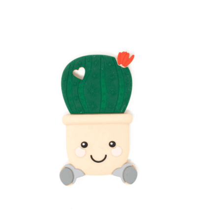 Cactus Silicone Teether, Three Hearts Modern ;Teething, eco-friendly Toys, Mountain Kids Toys