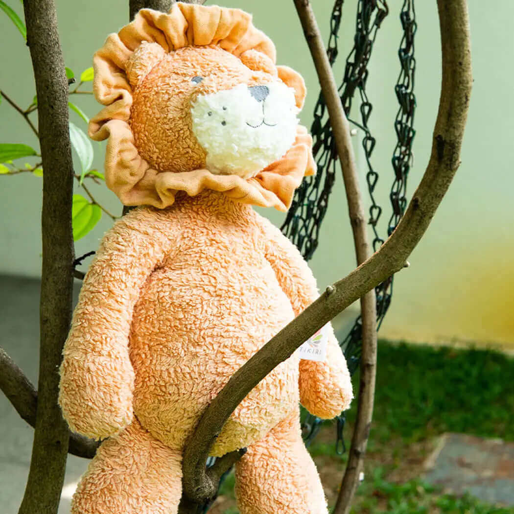 Lionel the Lion - Organic, Tikiri Toys, eco-friendly Toys, Mountain Kids Toys