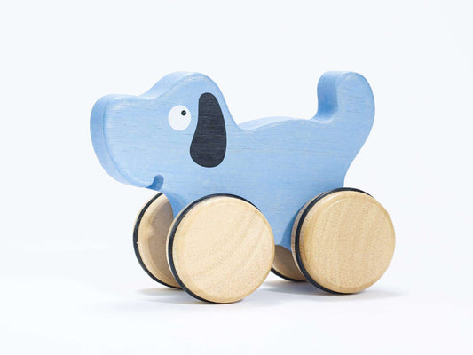 Dog Push Around, Begin Again, eco-friendly Toys, Mountain Kids Toys