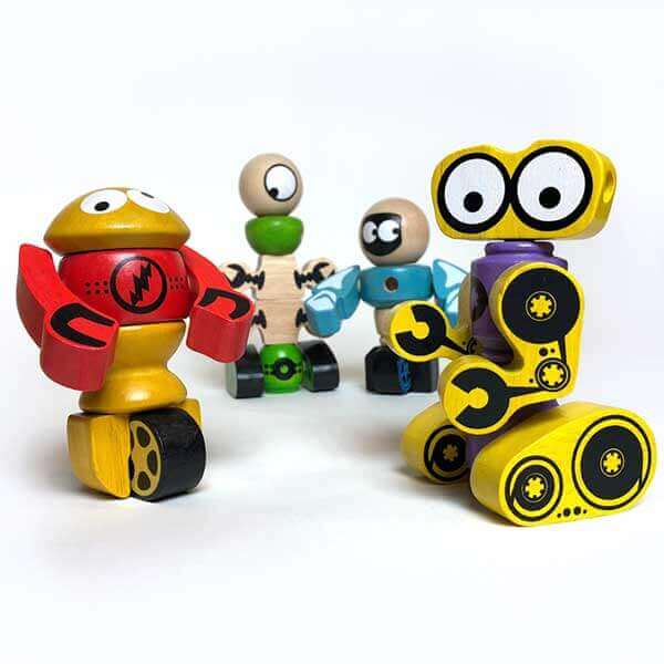 Tinker Totter Robots, Begin Again, eco-friendly Toys, Mountain Kids Toys