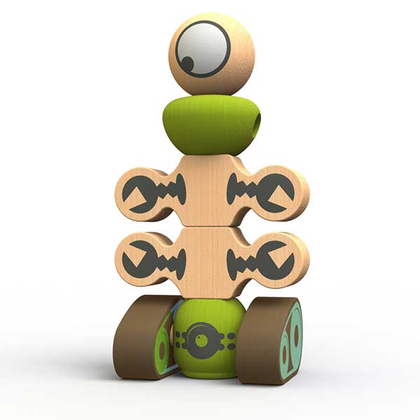 Tinker Totter Robots, Begin Again, eco-friendly Toys, Mountain Kids Toys