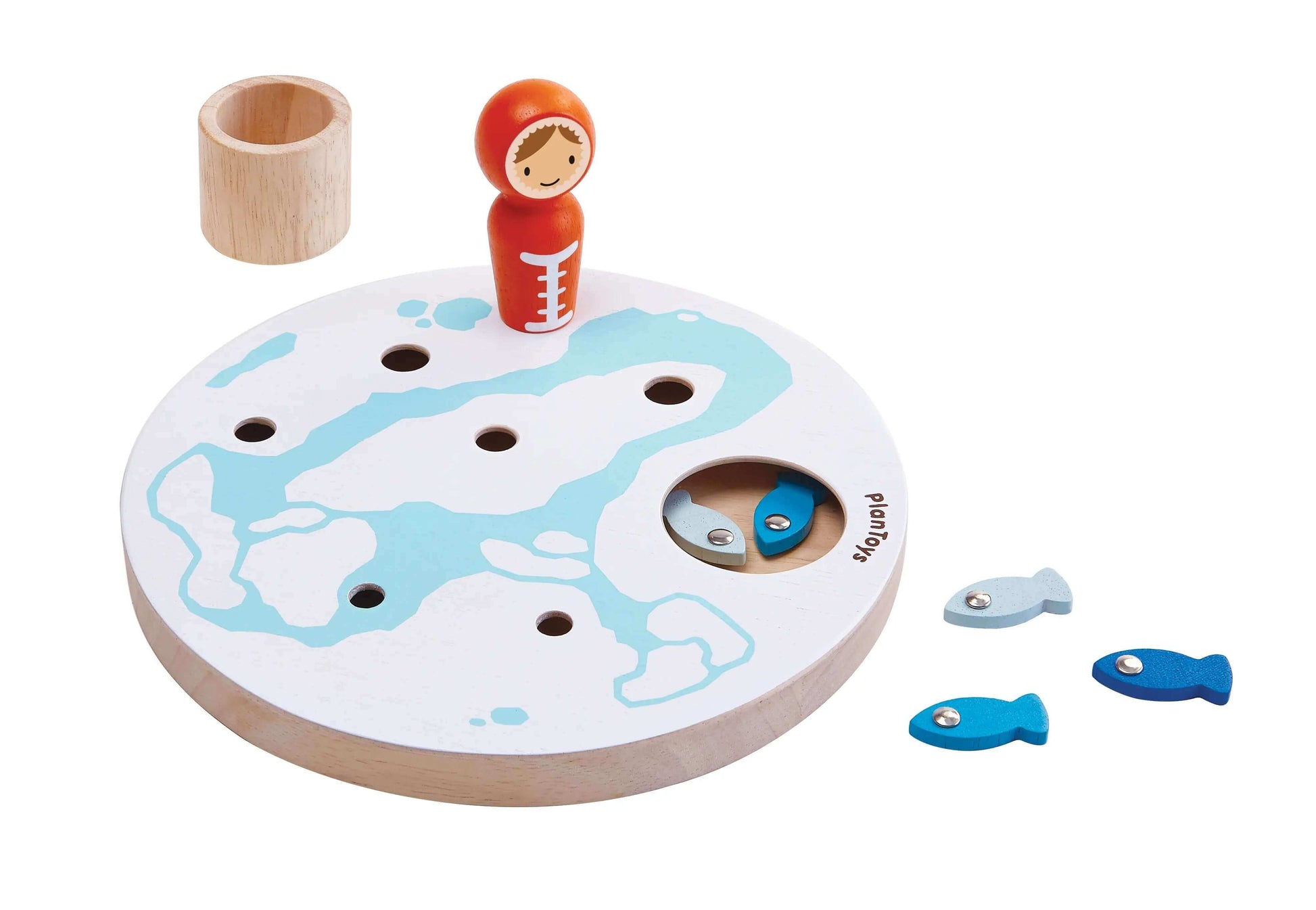 Ice Fishing Game Eco-friendly Wooden Toy