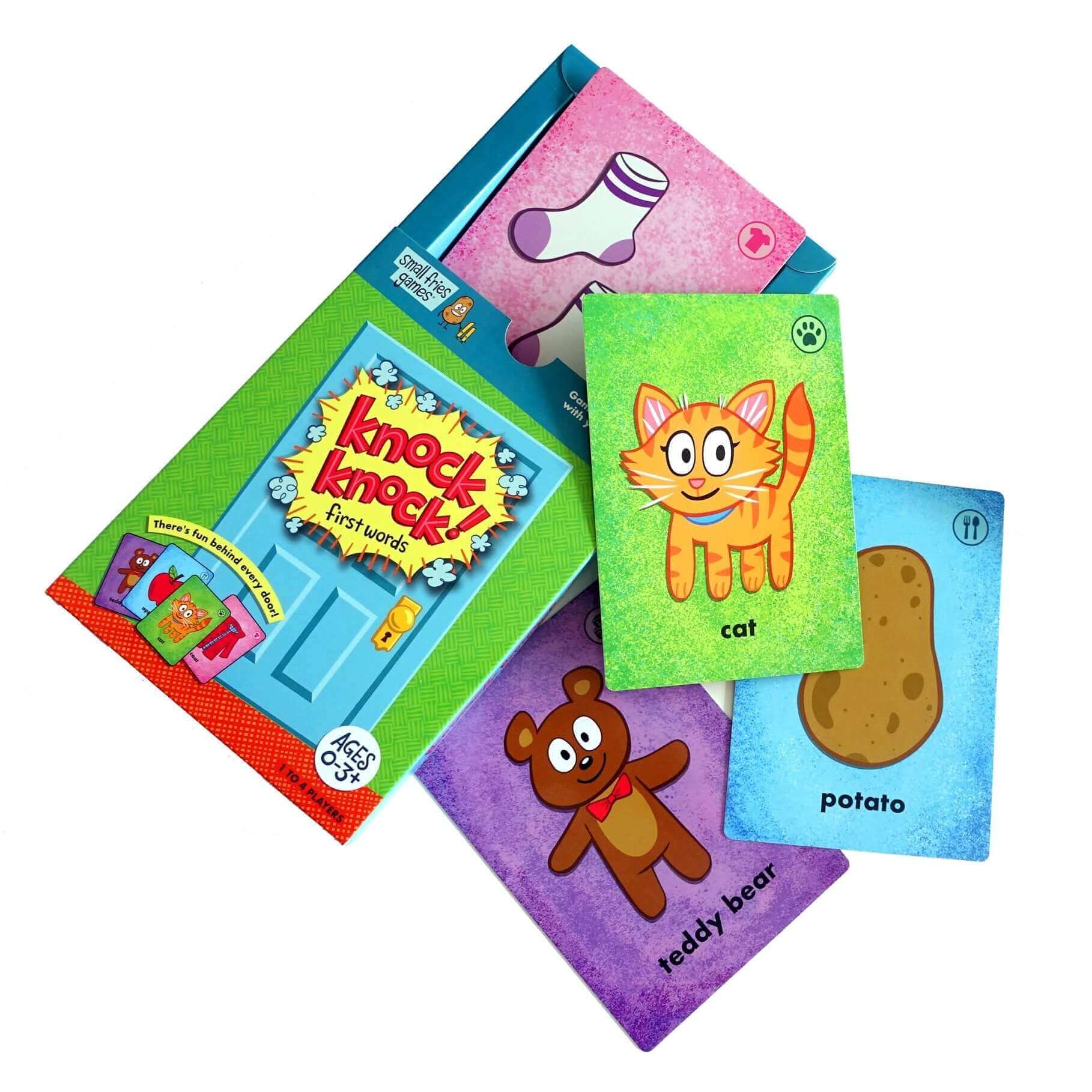Knock Knock! First Words Game, Small Fry, eco-friendly Toys, Mountain Kids Toys