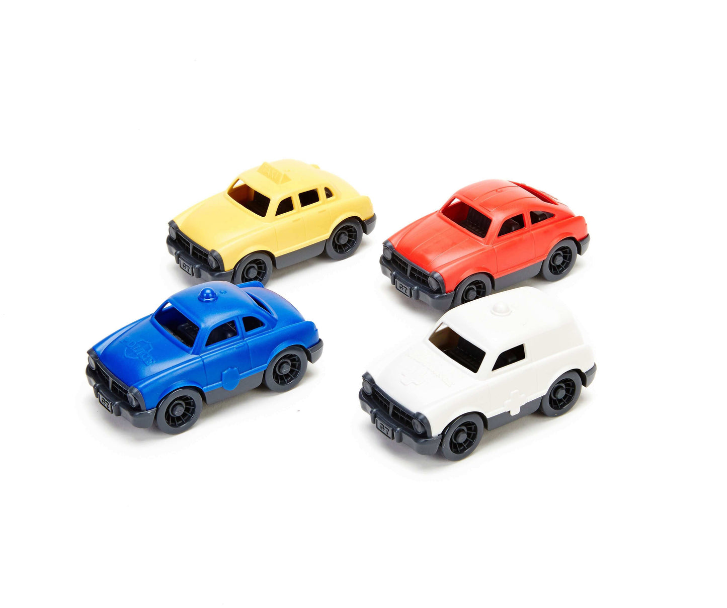 Mini Vehicle 4 Pack, Green Toys, eco-friendly Toys, Mountain Kids Toys